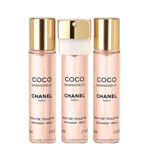 chanel coco mademoiselle twist and spray|coco mademoiselle chanel recharge refill.